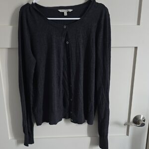 41 Hawthorn Charcoal Button-Up Cardigan